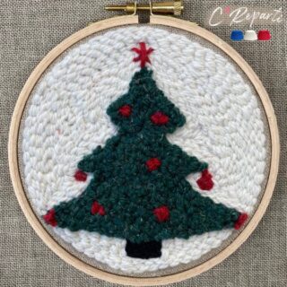 C’Reparti - Kit Punch Needle Sapin de Noël