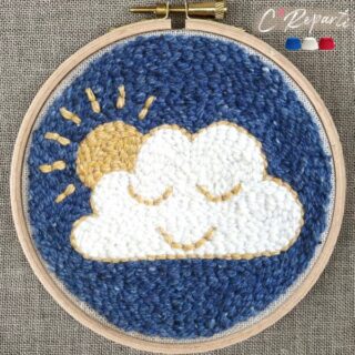C’Reparti - Kit Punch Needle 1 Motif Présage le Nuage