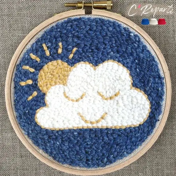 C’Reparti - Kit Punch Needle 1 Motif Présage le Nuage