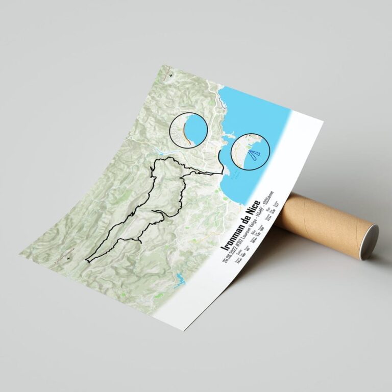 The Post Trace - Affiche Triathlon de Nice