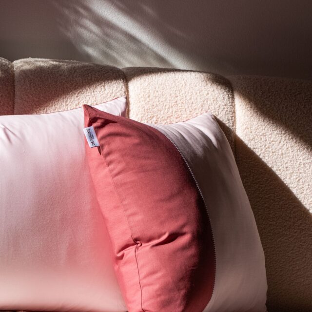 Dejorine - Housse de coussin Scala Rose