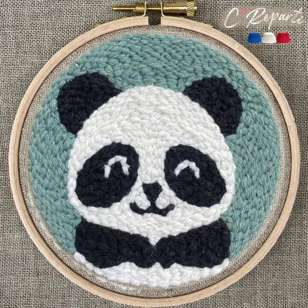 C’Reparti - Kit Punch Needle 1 Motif Pandi le Panda