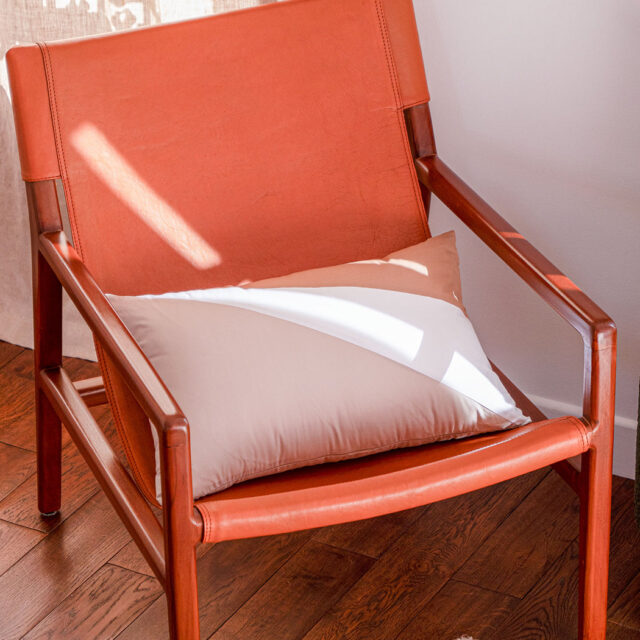 Dejorine - Housse de coussin Dagona Beige et Marron