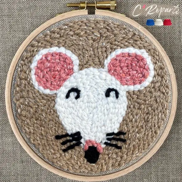 C’Reparti - Kit Punch Needle 1 Motif Souris
