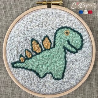 C’Reparti - Kit Punch Needle 1 Motif  Ludo le Stego