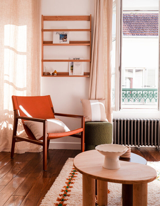 Dejorine - Housse de coussin Dagona Beige et Marron