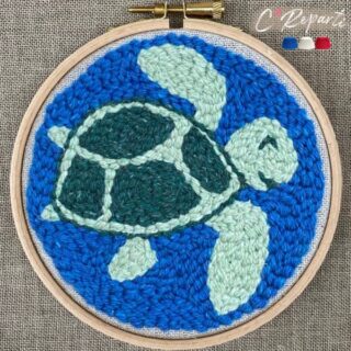 C’Reparti - Kit Punch Needle 1 Motif Tortue