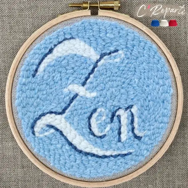 C’Reparti - Kit Punch Needle 1 Motif Message Zen