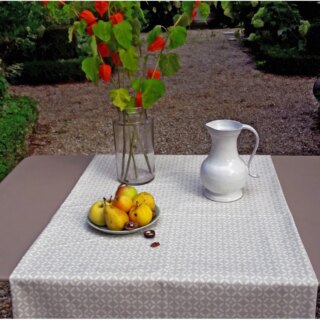 Chemin de table Mosaïque sable par la marque Fleur de Soleil Fleur de Soleil - Chemin de table Mosaïque sable