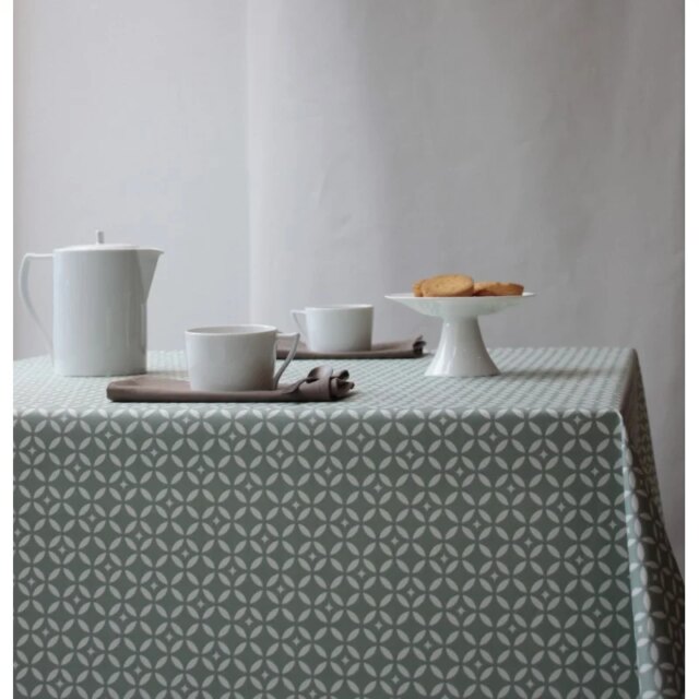 Fleur de Soleil - Chemin de table Mosaïque verte