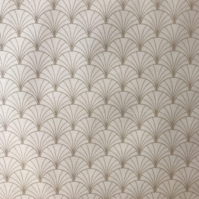 Fleur de Soleil - Chemin de table Papyrus nacre