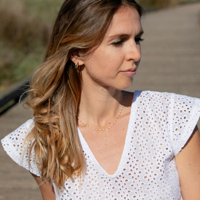 April et C - Top Alma - broderie anglaise
