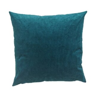 Coussin velours côtelé Emeraude par la marque Fleur de Soleil Fleur de Soleil - Coussin velours côtelé Emeraude