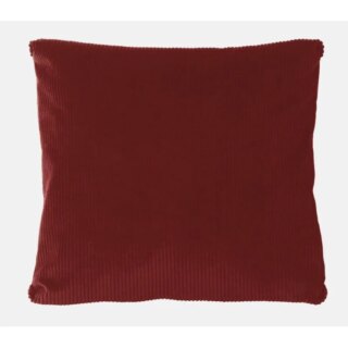 Fleur de Soleil - Coussin velours côtelé Rouille