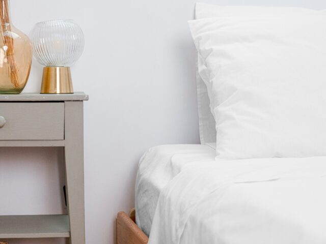 Dejorine - Drap plat en Percale de coton - Blanc