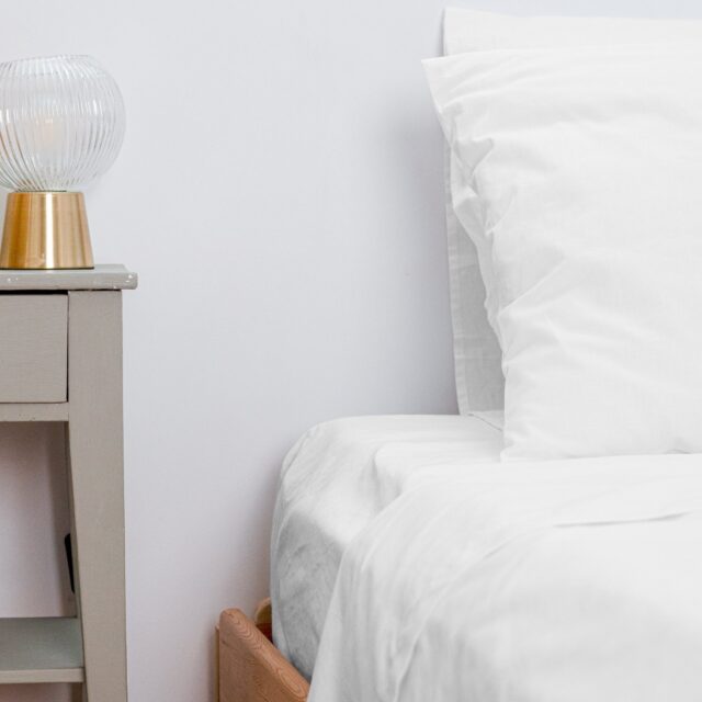 Dejorine - Drap plat en Percale de coton - Blanc