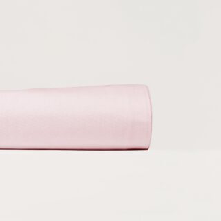 DEJORINE - Drap plat en Percale de coton  Rose poudré