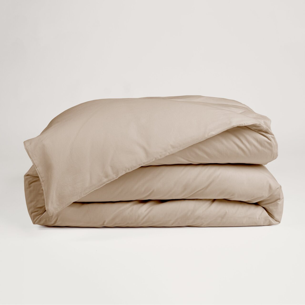 dejorine housse de couette percale vologne precieux rivage packshot 2 Dejorine - Housse de couette en Percale de coton - Beige