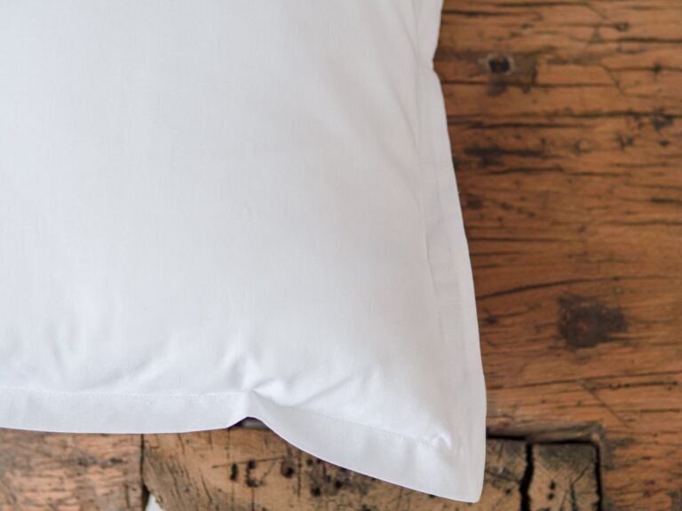 Dejorine - Housse de coussin unie en Coton - Blanc – 60x60cm / Standard