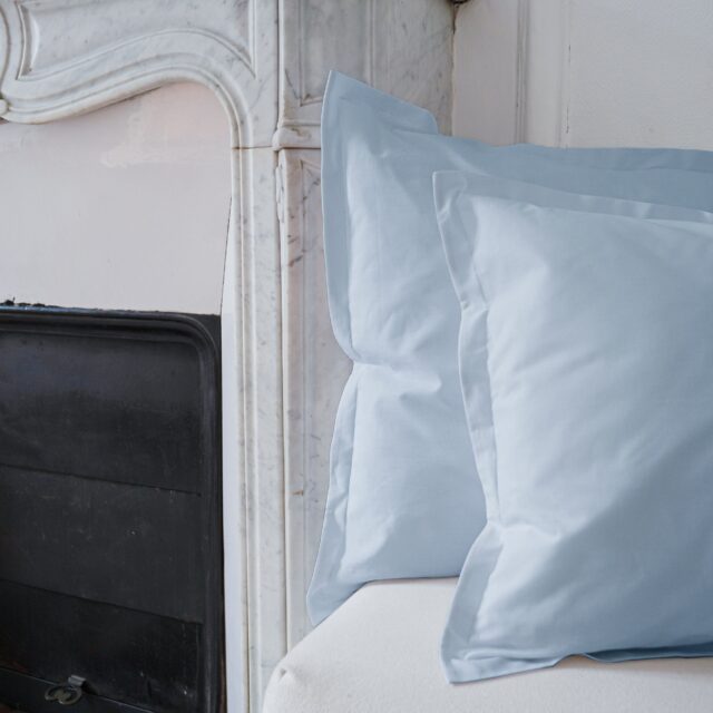 Dejorine - Housse de coussin Jamagne en Coton - Ciel d'opale