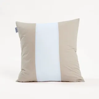 DEJORINE - Housse de coussin Clava Perle des sables