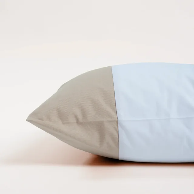 Dejorine - Housse de coussin Clava Perle des sables