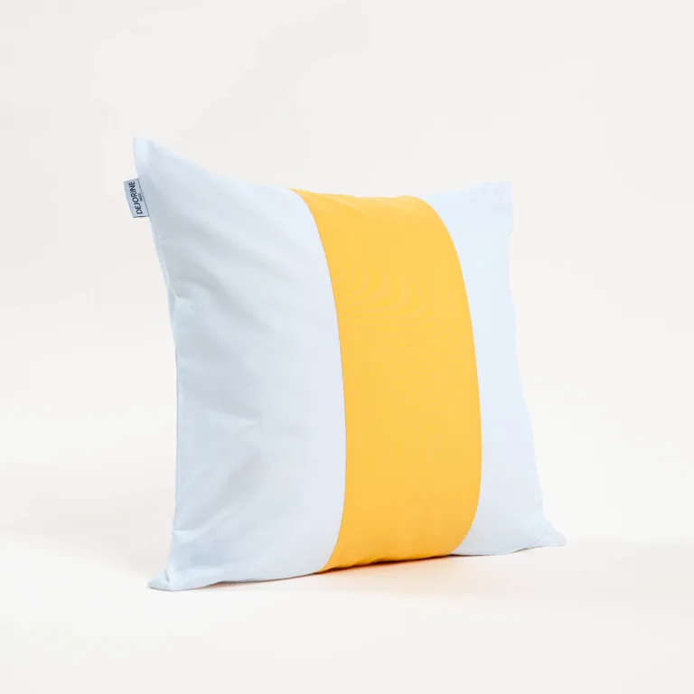 Dejorine - Housse de coussin Clava Écrin d'ambre – 60x60cm