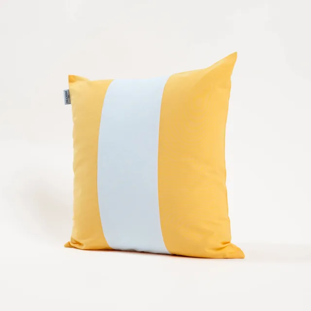 Dejorine - Housse de coussin Clava Perle d'ambre