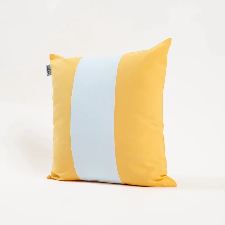 Dejorine - Housse de coussin Clava Perle d'ambre – 60x60cm