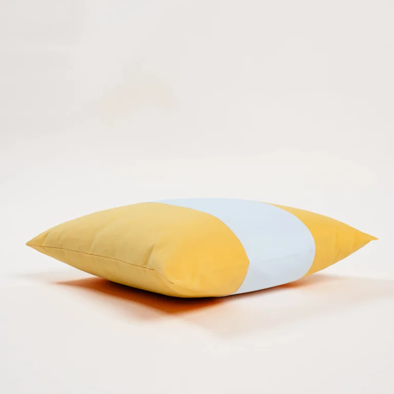 Dejorine - Housse de coussin Clava Perle d'ambre – 60x60cm