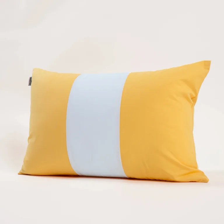 Dejorine - Housse de coussin Clava Perle d'ambre – 50x70cm