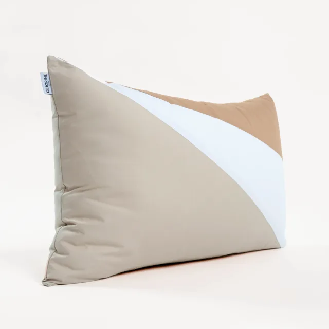 Dejorine - Housse de coussin Dagona Beige et Marron