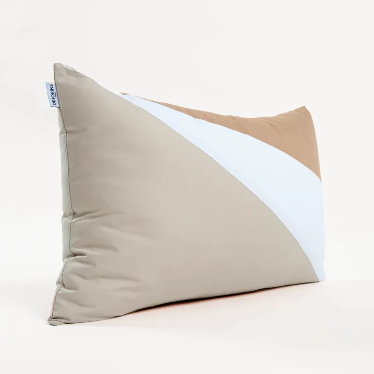 Dejorine - Housse de coussin Dagona Beige et Marron – 50x70cm