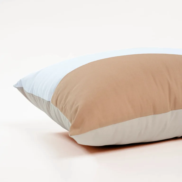 Dejorine - Housse de coussin Dagona Beige et Marron – 50x70cm
