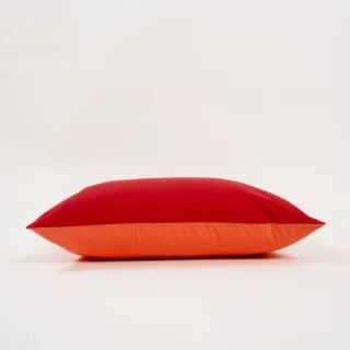 DEJORINE - Housse de coussin Duo Rouge et Orange