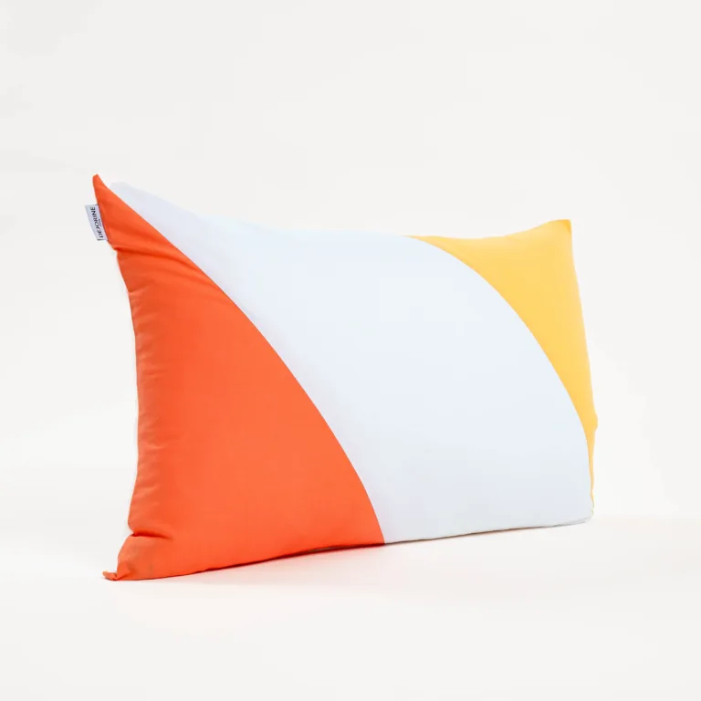 Dejorine - Housse de coussin Solis Jaune et Orange – 50x70cm