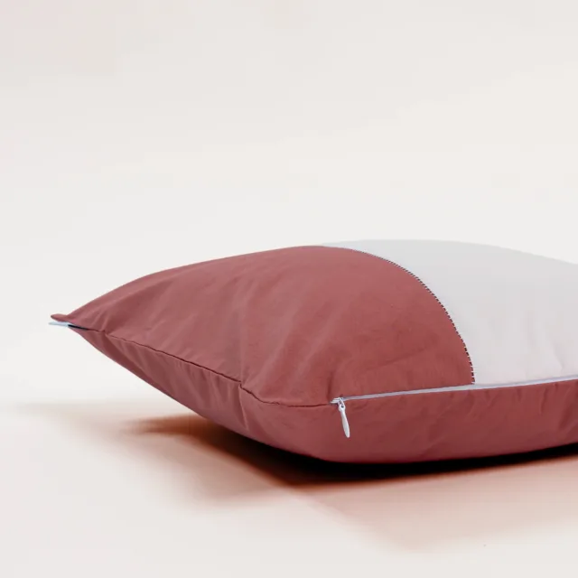 Dejorine - Housse de coussin Scala Rose