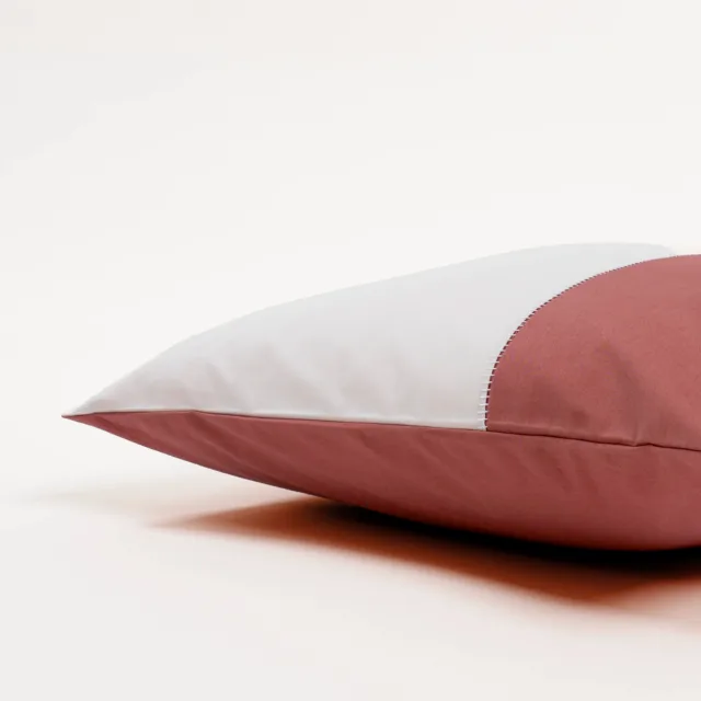 Dejorine - Housse de coussin Scala Rose