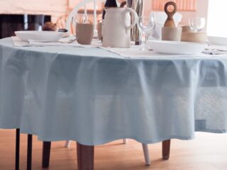DEJORINE - Nappe de table Mensa Ciel dopale