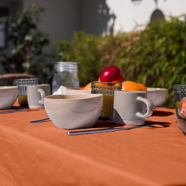 Dejorine - Nappe de table Mensa Mandarine impériale