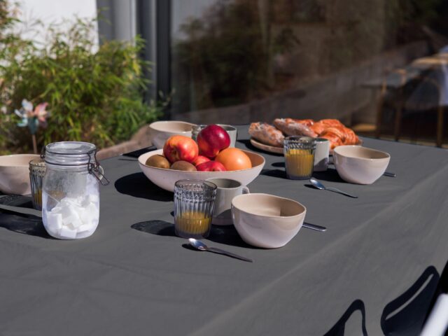 Dejorine - Nappe de table Mensa Reflet d'ardoise