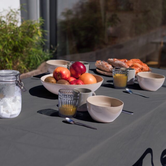 Dejorine - Nappe de table Mensa Reflet d'ardoise