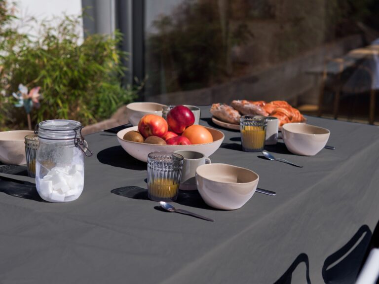 Dejorine - Nappe de table Mensa Reflet d'ardoise – 170x300cm