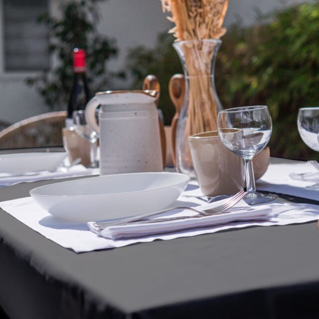 Dejorine - Nappe de table Mensa Reflet d'ardoise