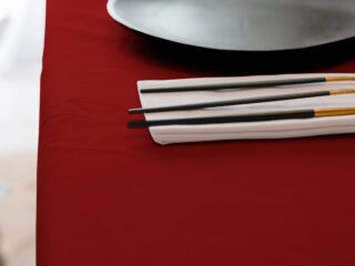 DEJORINE - Nappe de table Mensa Terre rouge