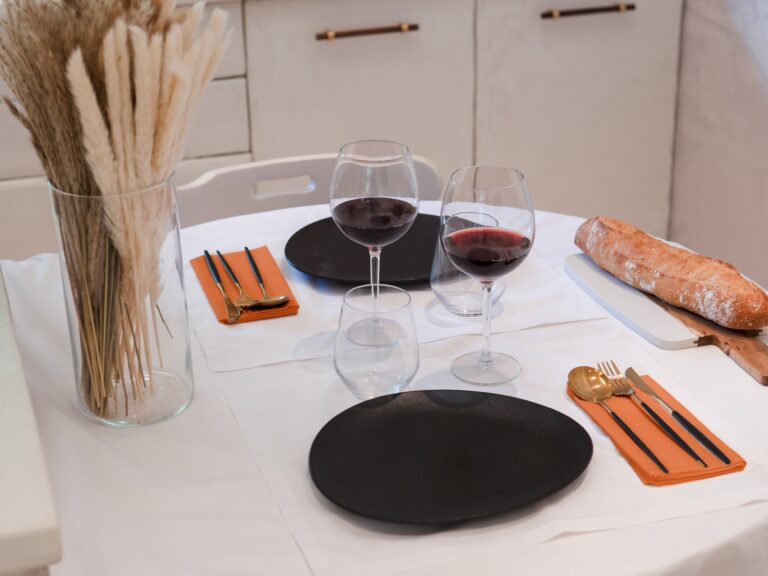 Dejorine - Serviettes de table Mensa Mandarine impériale x2 – 40x40cm