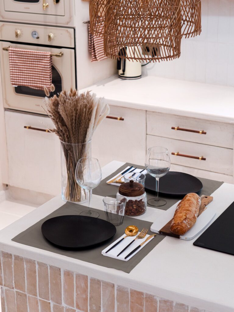 Dejorine - Sets de table Mensa Ecorce de noyer x2 – 35x45cm