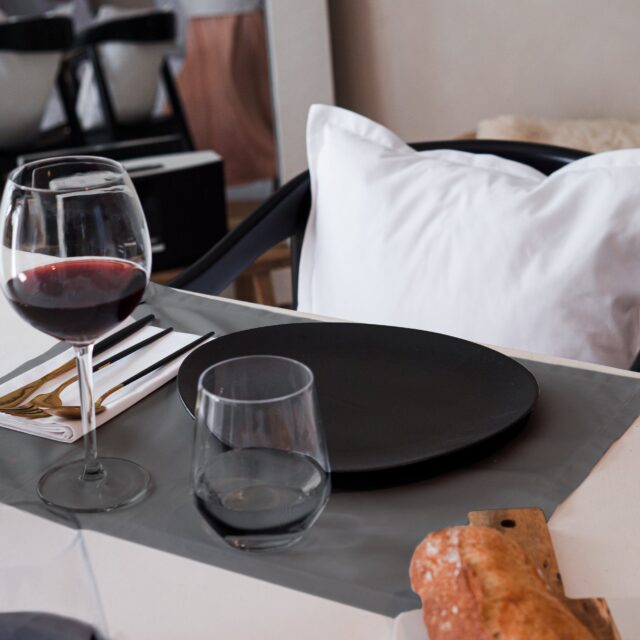 Dejorine - Sets de table Mensa Reflet d'ardoise x2