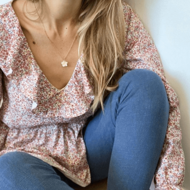 April et C - Pantalon Hellébore - bleu