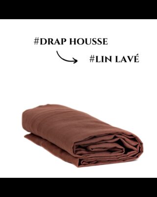 Drap Housse – Lin lavé Déstockage par la marque Blanc de Gérardmer Blanc de Gérardmer - Drap Housse – Lin lavé Déstockage